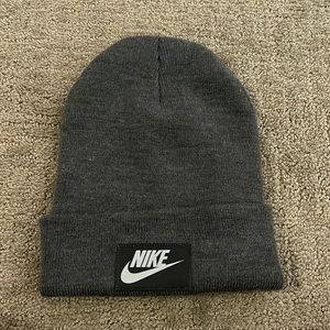 grey nike beanie